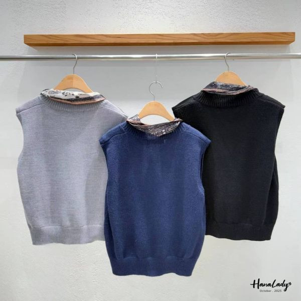 WTA14 造型圖騰絲帶背心 