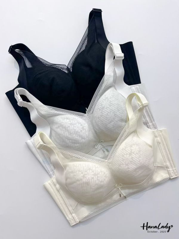 WTA99 細緻雲朵花韓國內衣 