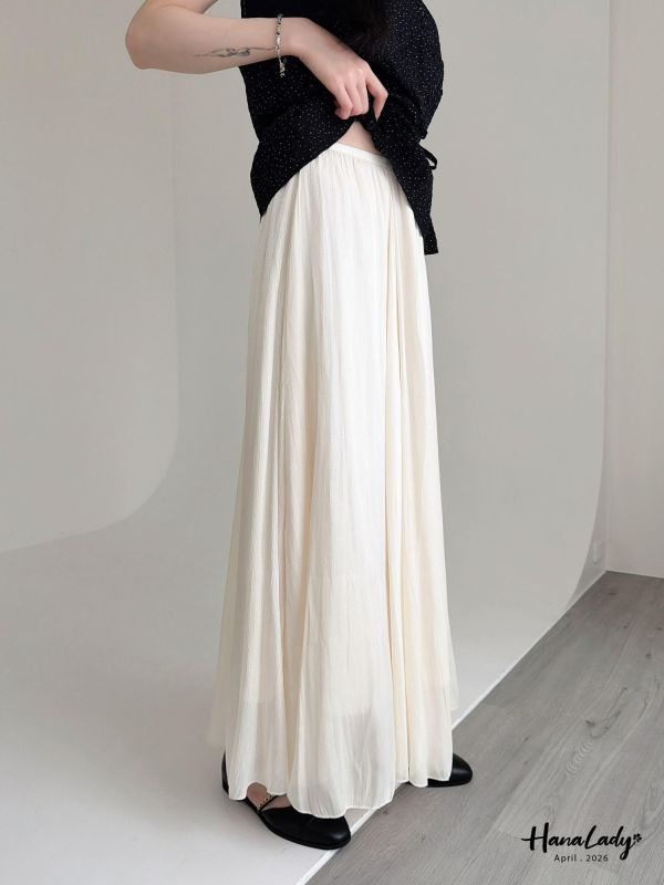 LFA83 超美流光紗緞面長裙 