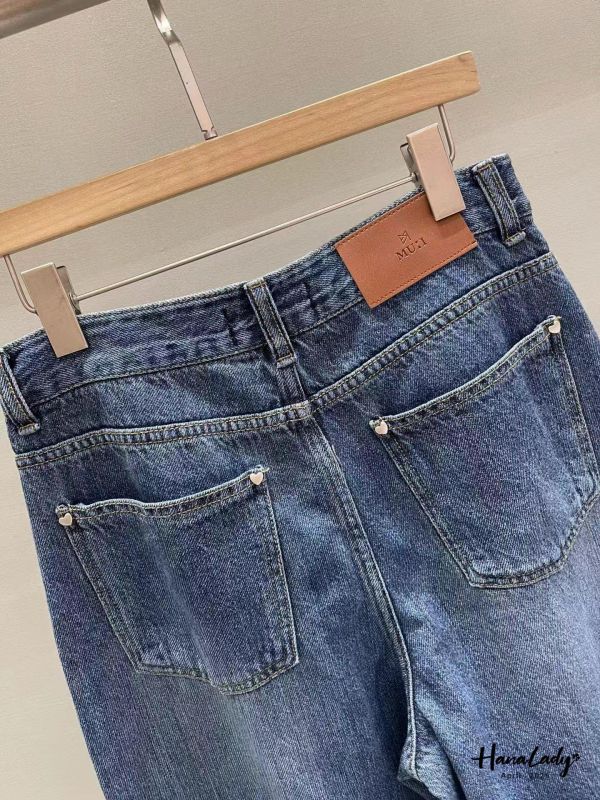 LFA53 愛心卯釘點綴春夏柔軟丹寧 