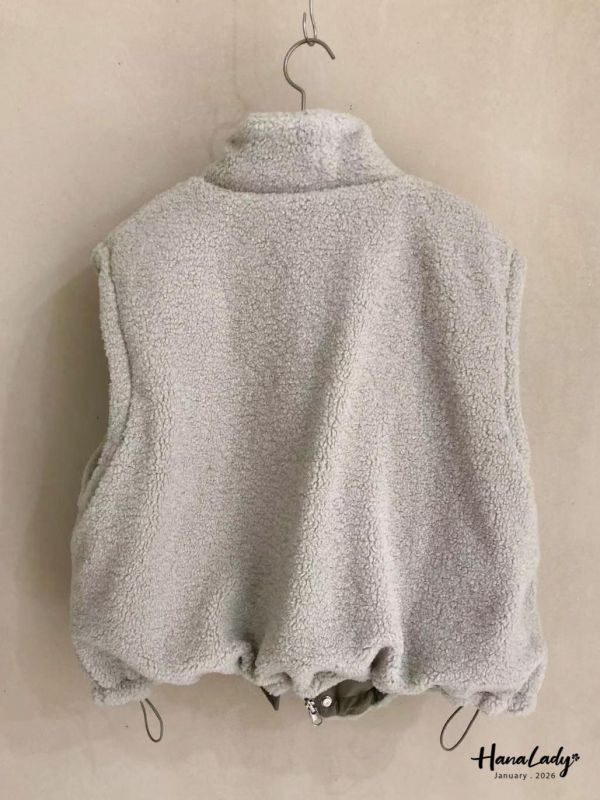 LEB01 雙面都能穿羊羔毛鋪棉外 