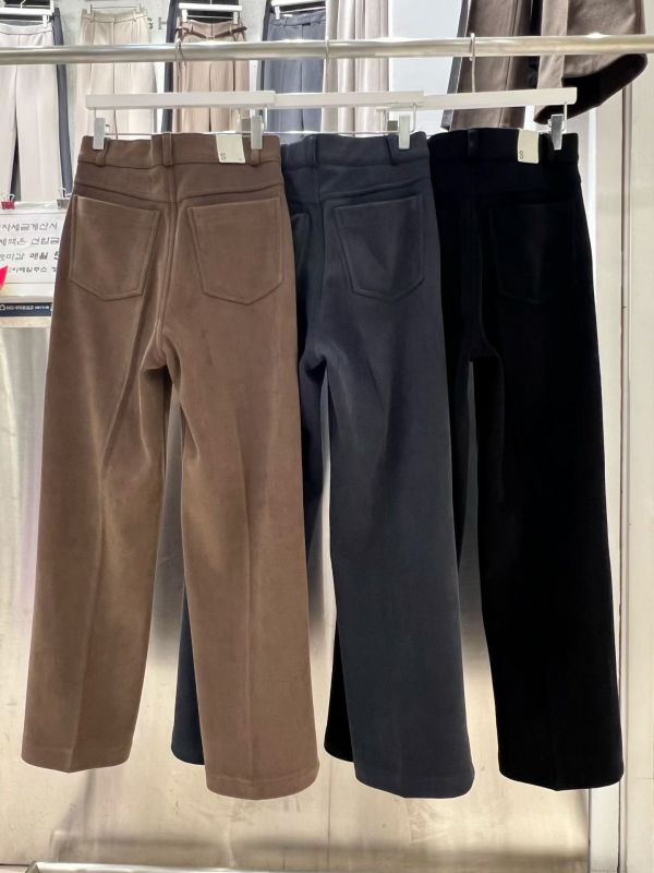 WQA56 極細燈心絨內刷毛西裝褲 