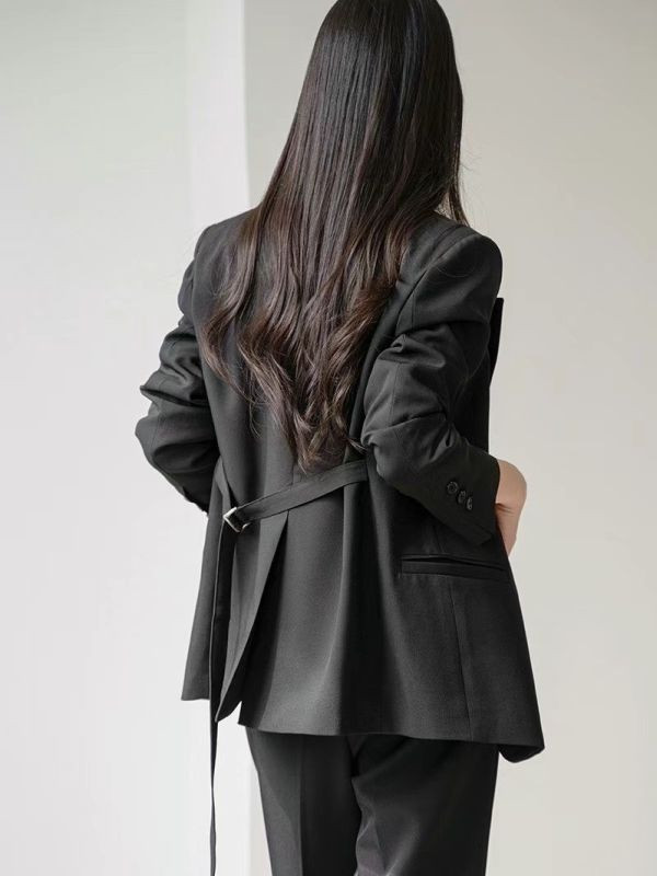 WFA97 必收金屬環美背雙釦西外 