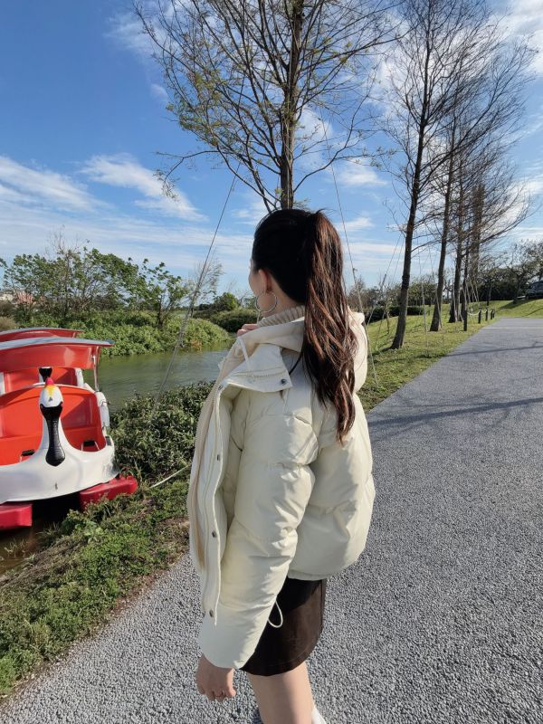 WQA81 休閒連帽假兩件麵包外套 