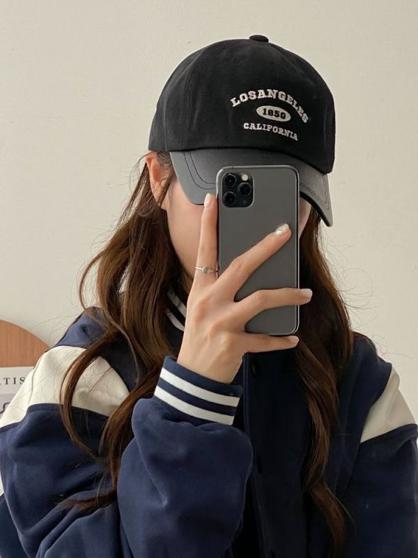 WQB37 休閒皮革鴨舌帽 