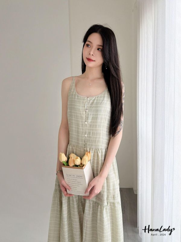 LFA70 浪漫條紋壓線長洋 