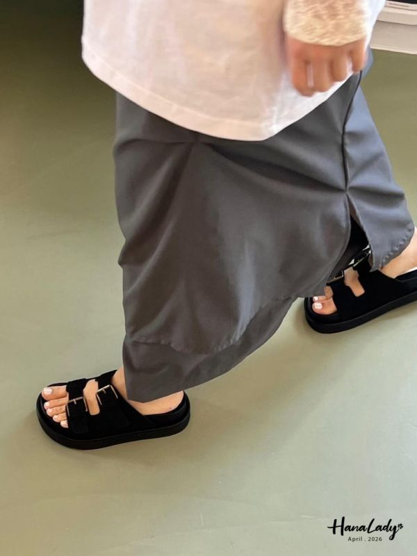 LFA97 厚底雙釦帶凉拖 