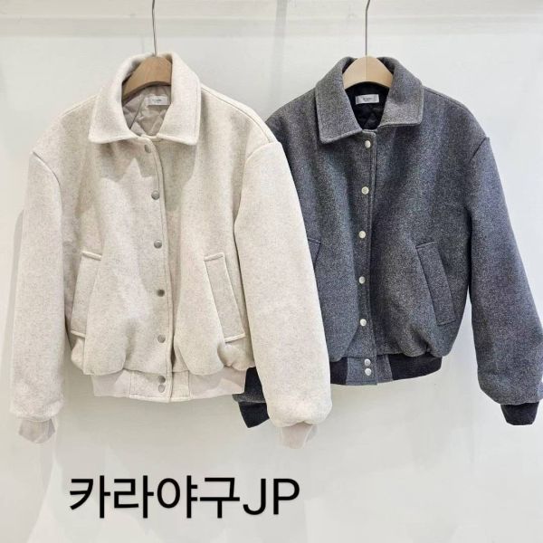 WQA04 微舖棉厚磅毛料外 