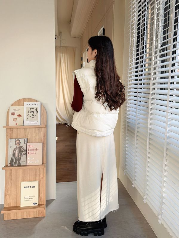 WQA84 雙面穿純純的鴨絨背心 