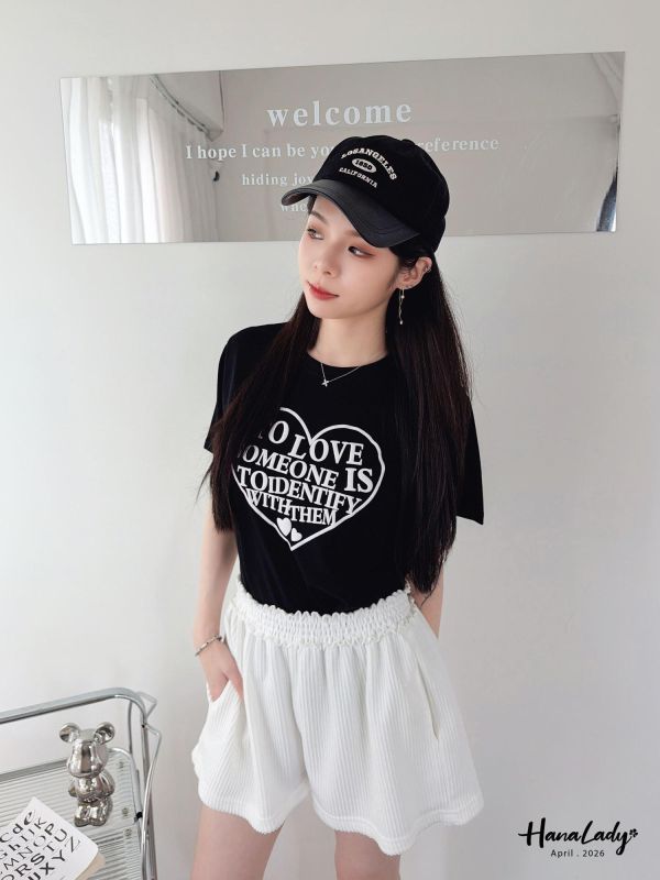 LFA04 澎澎立體愛心T恤 