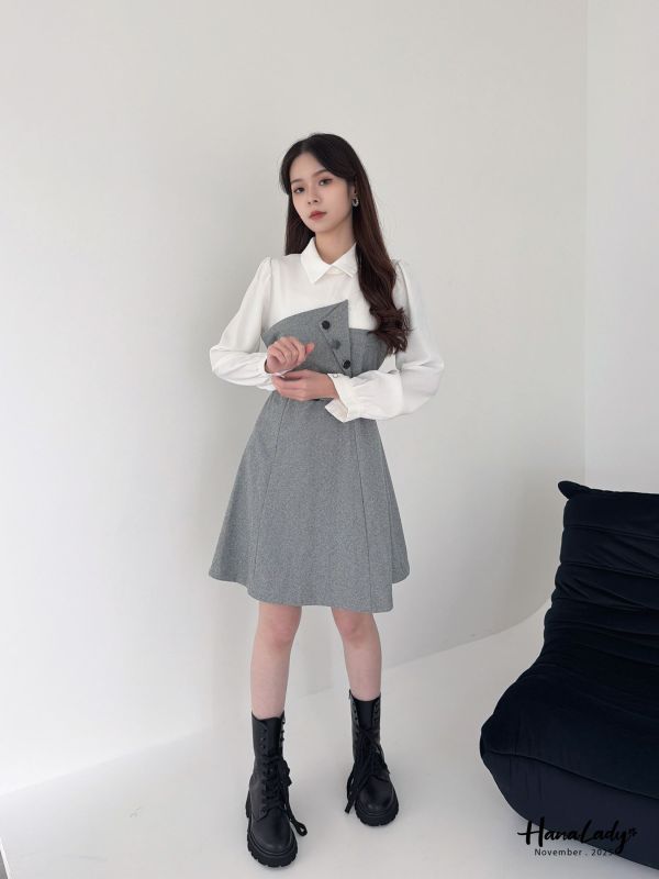 WJA47 韓劇女主的不規則設計短洋 