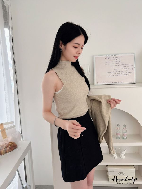 LEA19 兩件式細嫩針織上衣 