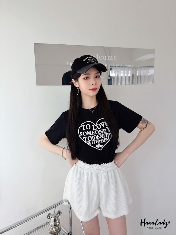 LFA04 澎澎立體愛心T恤 