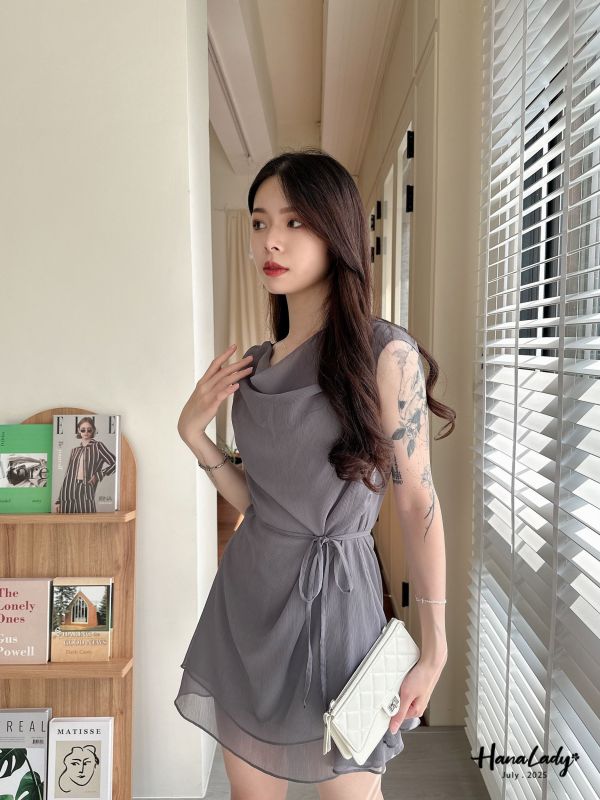 WCA42 微美層次垂領短洋 