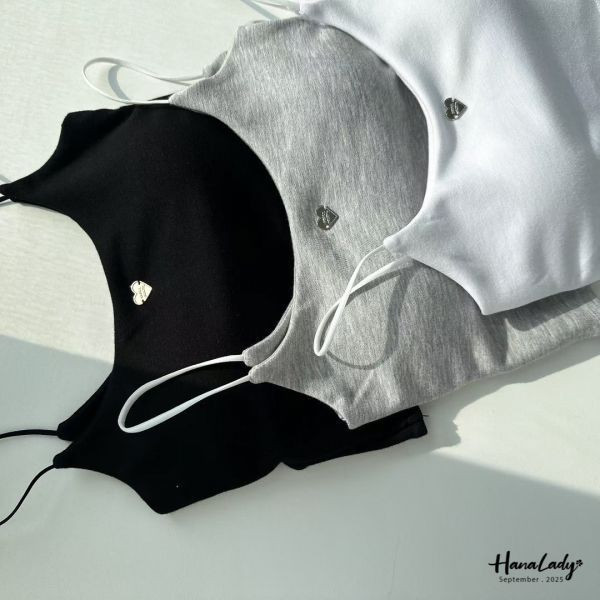 WKA82 交叉美背愛心吊飾BRATOP 