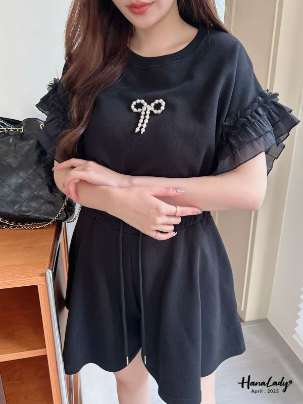 WFA30 質感休閒抽繩口袋褲裙 正韓 韓國服飾 韓國連線