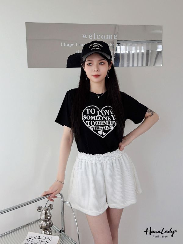 LFA04 澎澎立體愛心T恤 