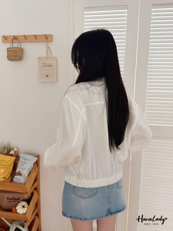 LFA05 精緻簡約翻領涼感拉鍊外 