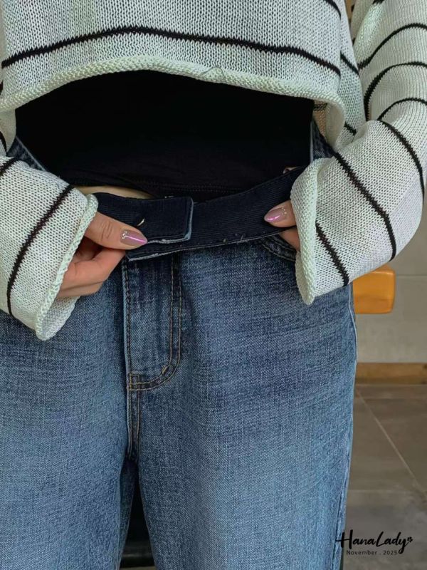 WJA76 率性寬版小男友褲 