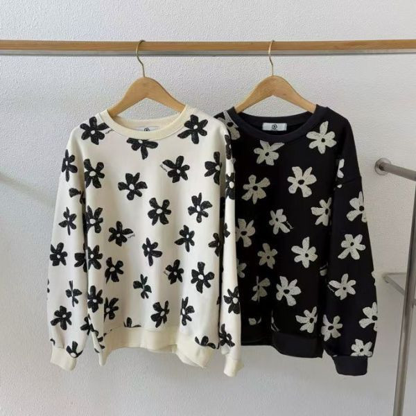 WQA85 滿版印花內刷毛T恤 