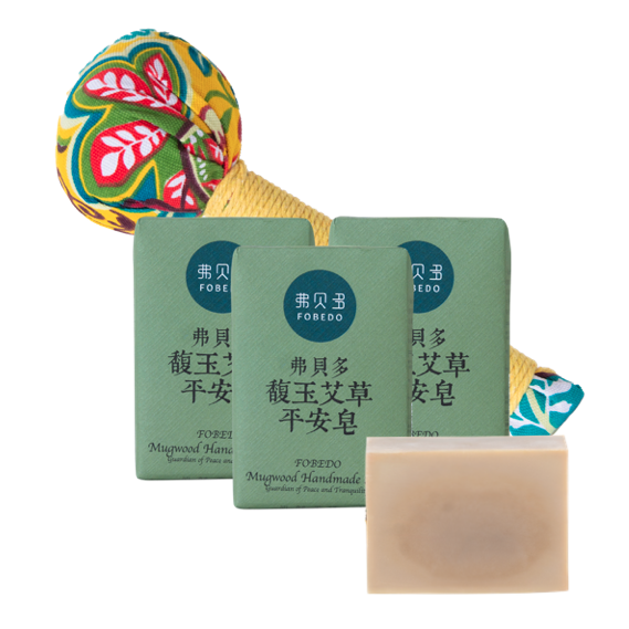 【弗貝多】艾草平安皂 3 入組｜平安月限定・七月淨化防護特製版 ・ 陽氣初升，潔身亦護氣 艾草手工皂,農曆七月,除穢,氣場防護,午時水,能量皂,團購,弗貝多,懷疑論者的通靈觀察,天然淨化