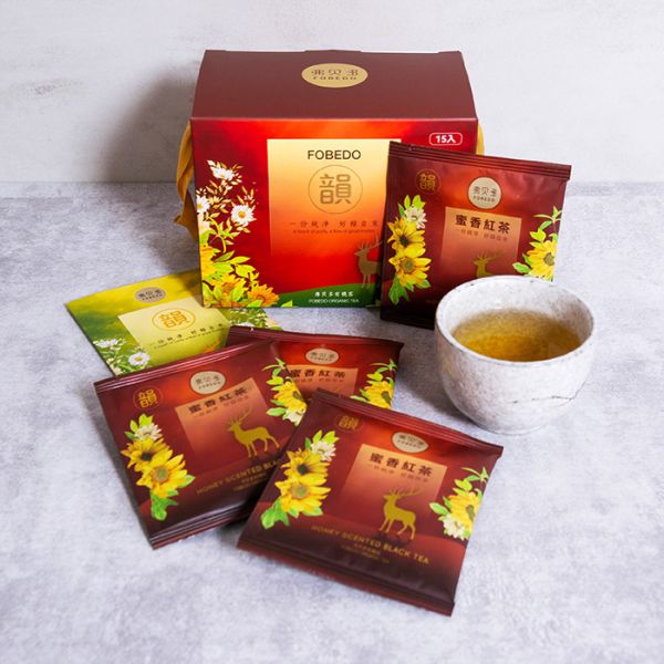 【弗貝多】有機蜜香紅茶｜15入茶包・奶香甘甜的日常療癒 蜜香紅茶,有機紅茶,蜜香紅茶茶包,有機茶包,紅茶推薦,奶香紅茶,台灣紅茶,無香料紅茶,養生茶飲,弗貝多紅茶