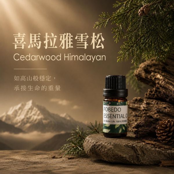 喜馬拉雅雪松 10ml｜Cedarwood Himalayan｜如高山般穩定，承接生命的重量 弗貝多,喜馬拉雅雪松精油,雪松屬,眾神之樹,高山般穩定,生命的重量,雙雪松邊界學,能量淨化,單方精油