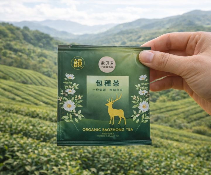 【弗貝多】好韻包種茶禮盒｜15入茶包・蘭花與梔子香氣流轉・一份純淨 好韻自來｜開韻，也開運 包種茶,有機茶包,冷泡茶,花香茶,清香茶,台灣茶,無添加茶包,包種茶推薦,冷泡茶推薦,弗貝多茶包