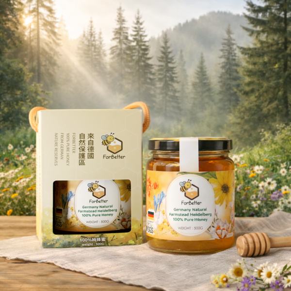 【弗貝多】德國小農 黑森林 100% 純百花蜜 500g l SGS認證高活性頂級天然蜂蜜 l 每一口都是純淨自然與高品質的體現 德國黑森林蜂蜜, 100%純蜂蜜, SGS認證蜂蜜, 高活性蜂蜜, 自然保護區蜂蜜, 德國純蜂蜜, 百花蜜, 天然蜂蜜, 蜂蜜美容保健, 能量蜂蜜, 小農蜂蜜