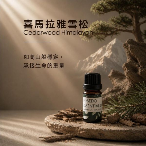 喜馬拉雅雪松 10ml｜Cedarwood Himalayan｜如高山般穩定，承接生命的重量 弗貝多,喜馬拉雅雪松精油,雪松屬,眾神之樹,高山般穩定,生命的重量,雙雪松邊界學,能量淨化,單方精油