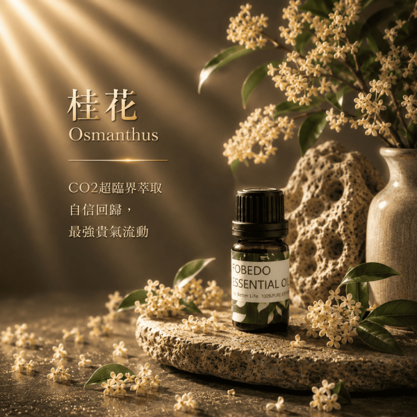 超臨界萃取桂花 5ml｜Osmanthus｜超臨界萃取，自信回歸，最強貴氣流動 弗貝多,桂花精油,超臨界萃取,CO2萃取精油,天然精油,提升氣場,人際關係,能量淨化,引運,好氣運