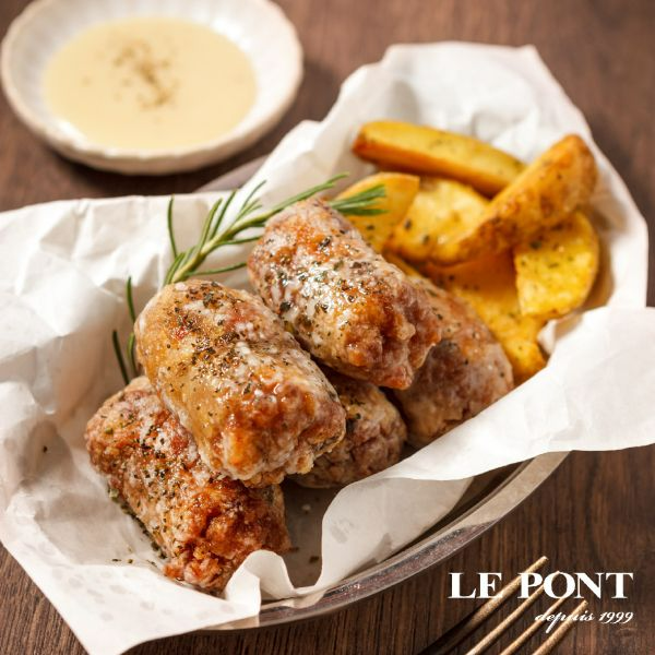 黃金鵝油網紗肉捲 