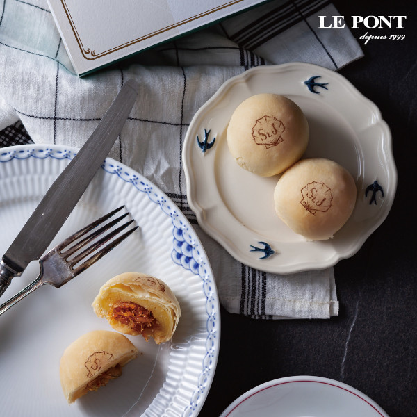 LE PONT秋樂干貝酥(3盒) 樂朋,LE PONT,秋樂干貝酥,干貝酥,月餅,糕餅,干貝,XO,XO醬,限量販售,樂朋秋樂干貝酥