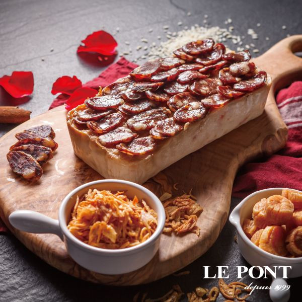 玫瑰鵝肝腸蘿蔔糕 樂朋,LEPONT,年菜,團圓菜,圍爐,過年,2026,蘿蔔糕,菜頭粿,糕,肝腸蘿蔔糕,肝腸