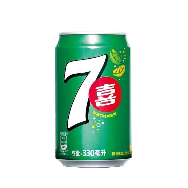七喜汽水330ml 