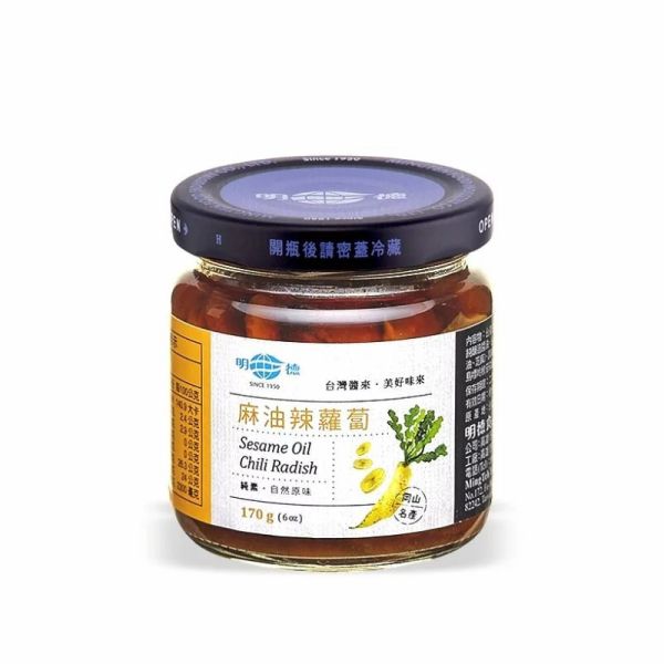 岡山明德 麻油辣蘿蔔 170g 