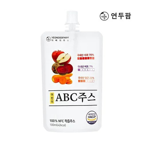 韓國 YEONDOOFARM NFC兒童ABC蔬果汁 