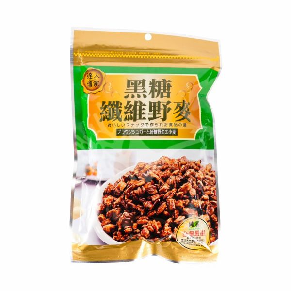 達人傳家 黑糖纖維野麥210G 