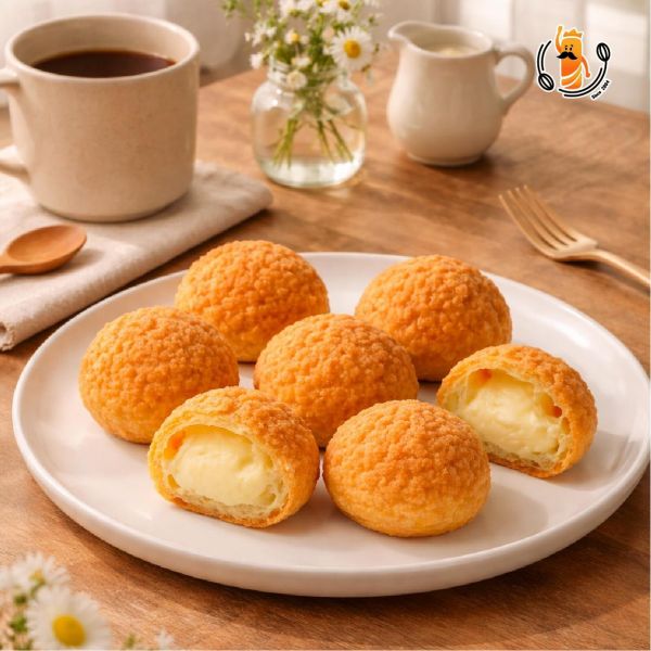 興麥 牛奶醬菠蘿泡芙 