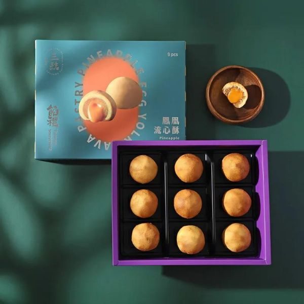 三統漢菓子 鳳凰流心酥9入 