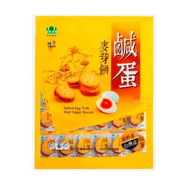 昇田食品 鹹蛋麥芽餅 250g 