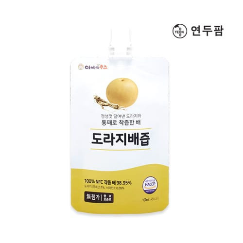 韓國 YEONDOOFARM NFC水梨+桔梗 