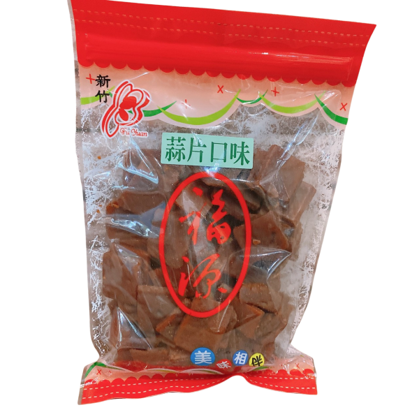 新竹福源 蒜片豆干360g 