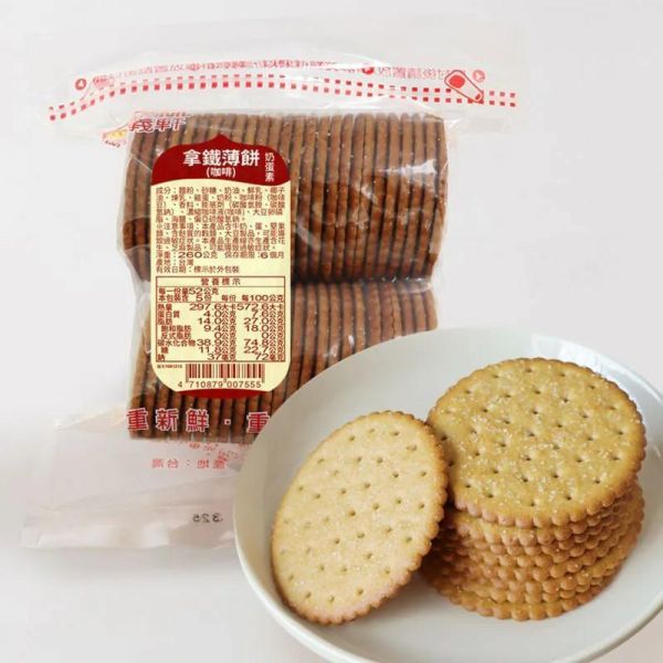 福義軒 拿鐵薄餅260g 