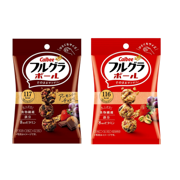 Calbee 卡樂比 燕麥球 水果穀物球 
