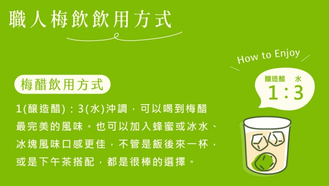 六月初一 紫蘇梅子醋 100ml 
