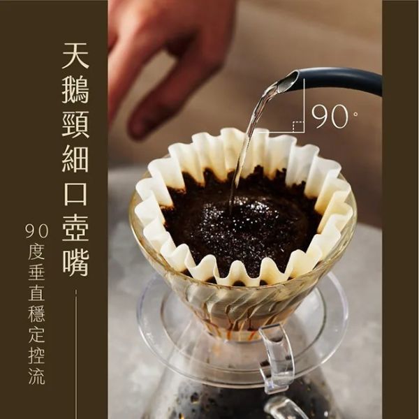 KINYO 鵝頸細口電手沖壺 