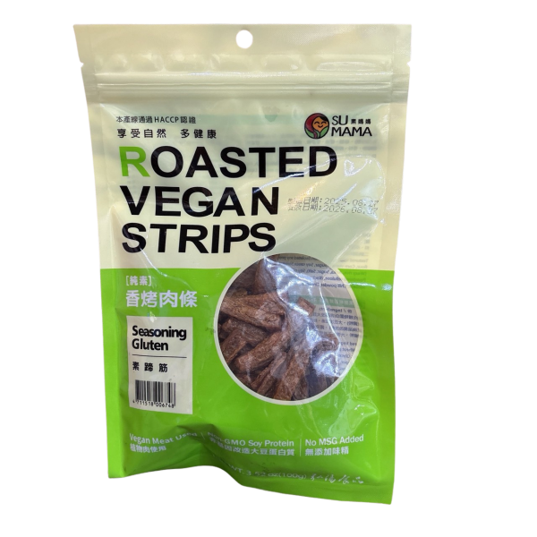 素媽媽 香烤肉條素蹄筋100g 