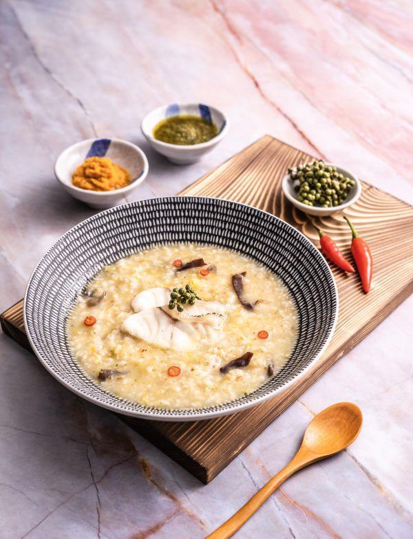 青花椒龍虎斑魚片糙米粥(冷凍調理包 口味微辣) 