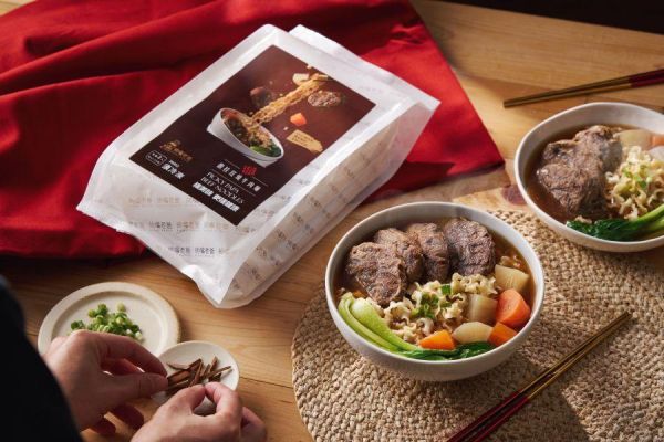 馥桂紅燒牛肉麵(冷凍調理包2入/組) 